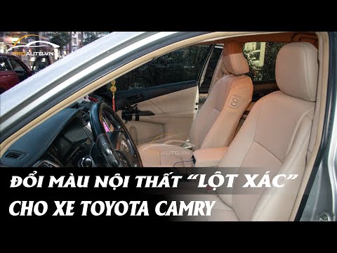 Đổi màu nội thất LỘT XÁC cho xe TOYOTA CAMRY | Proauto.vn