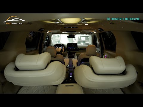Toyota Sienna sang trọng với nội thất limousine HongYi