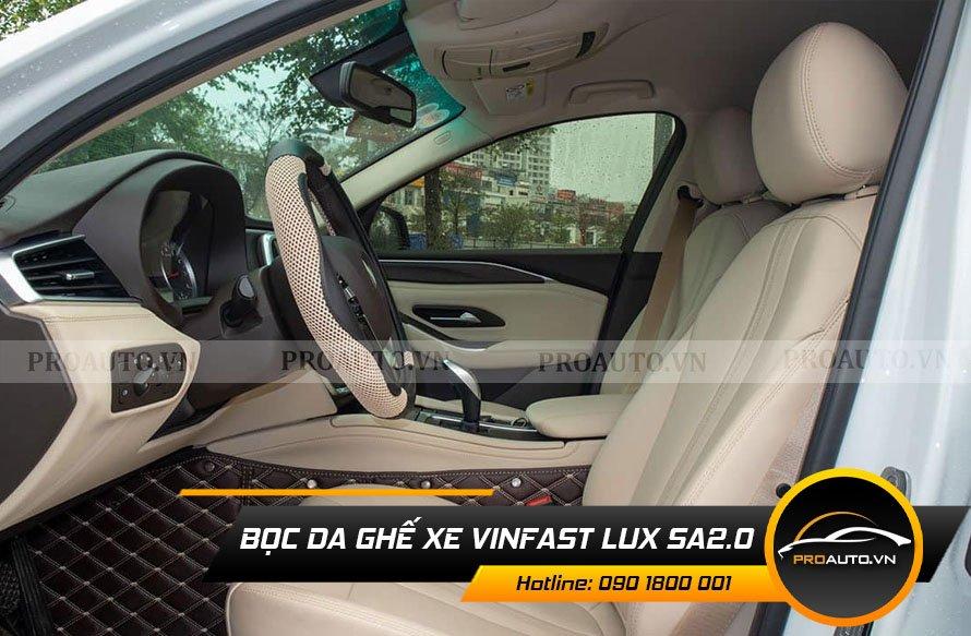 Bọc da ghế xe Vinfast Lux SA2.0