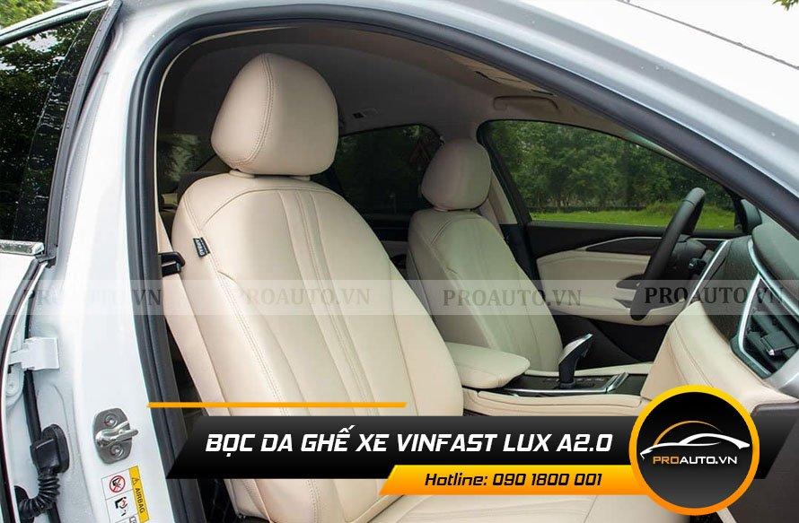 Bọc da ghế xe Vinfast Lux A2.0