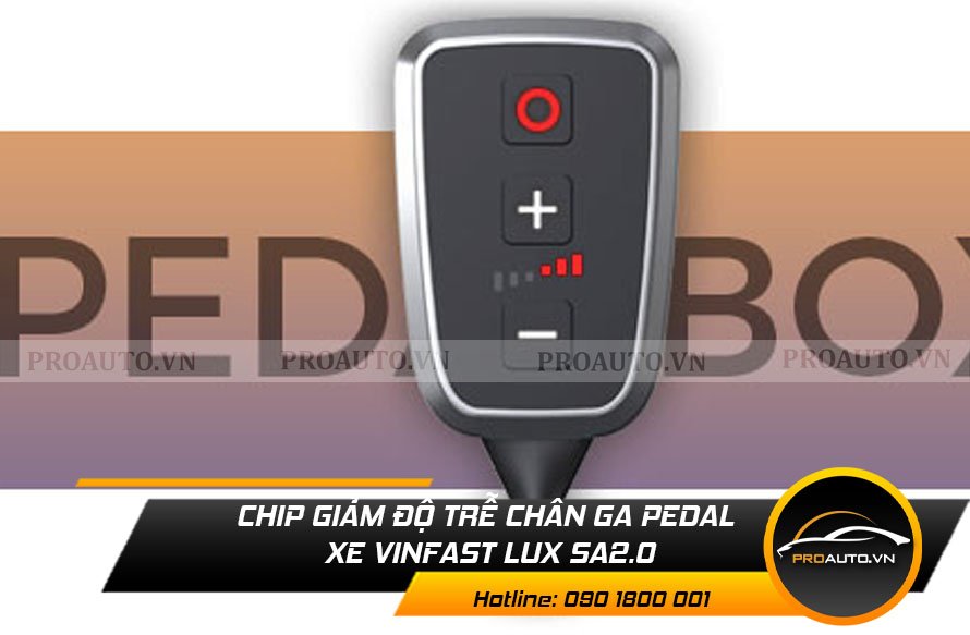 Gắn Pedal chip giảm độ trễ chân ga cho xe Vinfast Lux SA2.0