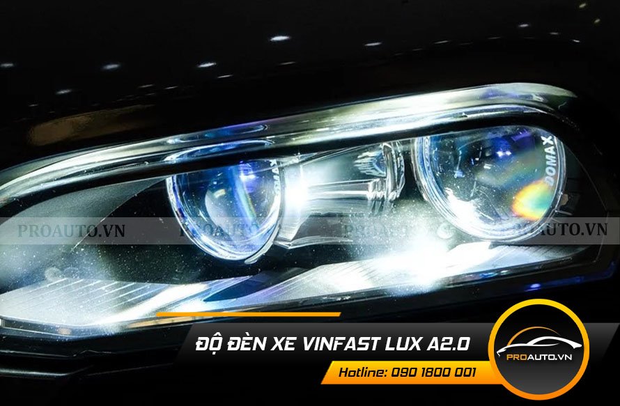 Độ đèn cho xe Vinfast Lux A2.0