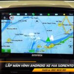 Màn hình DVD Android cho xe Kia Sorento – Tích hợp Vietmap chỉ dẫn đường thông minh