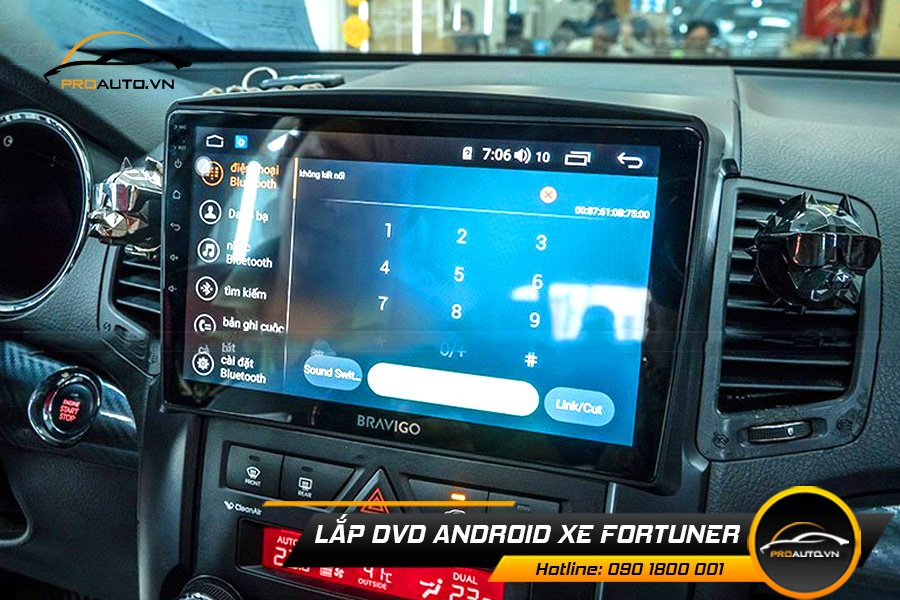 Màn hình Android xe Toyota Fortuner