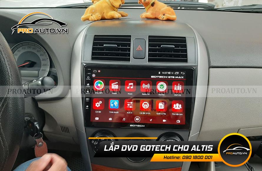 Lắp màn hình dvd android xe ô tô tại nhà