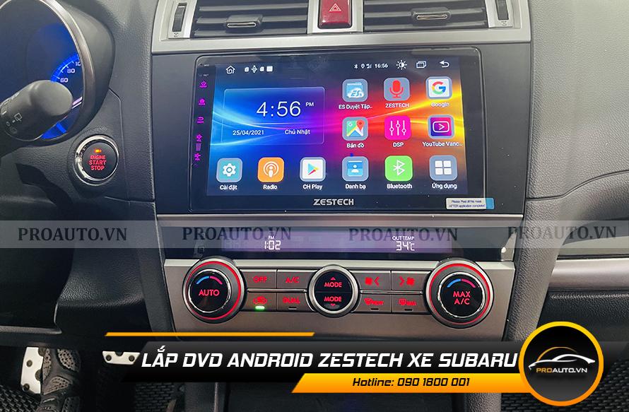 Lắp màn hình dvd android xe ô tô tại nhà