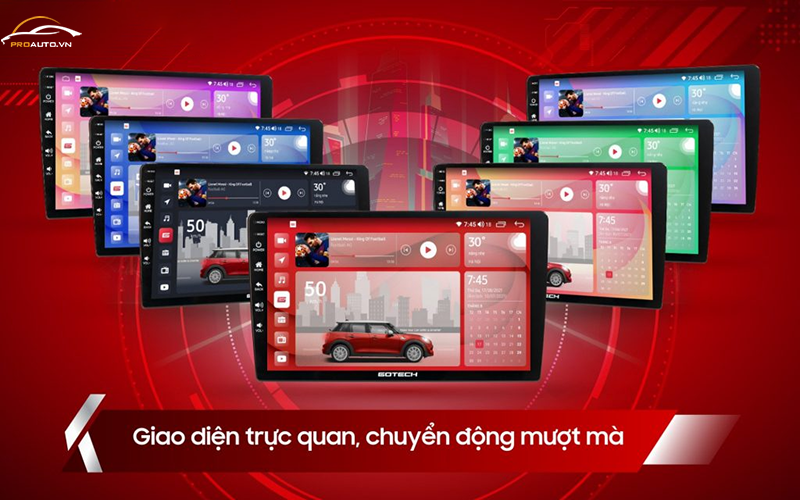Lắp màn hình Gotech