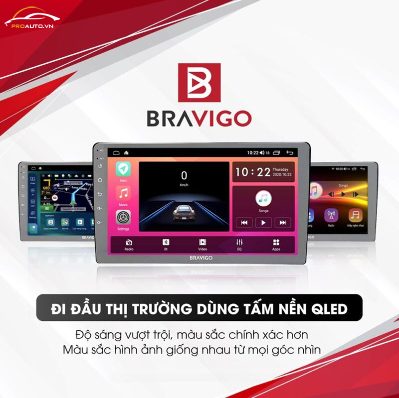 Màn android Bravigo