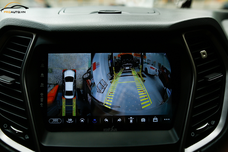 Tích hợp hệ thống camera quan sát an toàn khi lái xe
