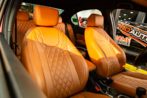 Bọc ghế da xe Camry kiểu quả trám