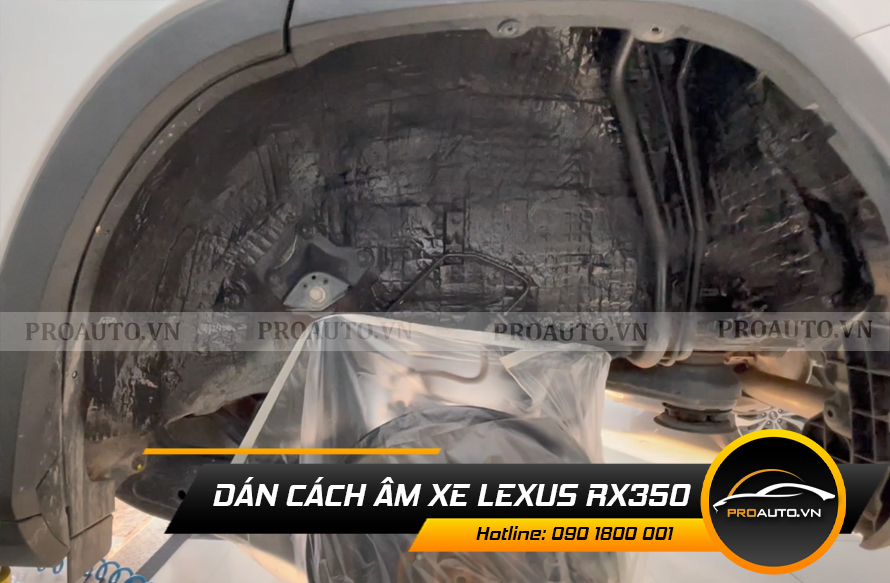 Xịt phủ hốc bánh xe Lexus RX350