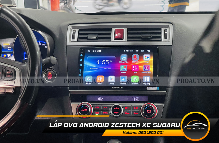 Nâng cấp màn hình Android xe Subaru Forester