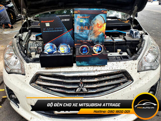 Độ đèn xe Mitsubishi Attrage - Tăng tính thẩm mỹ cho xe