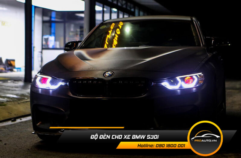 Độ đèn tăng sáng xe BMW 530i - Tăng tính thẩm mỹ cho xe