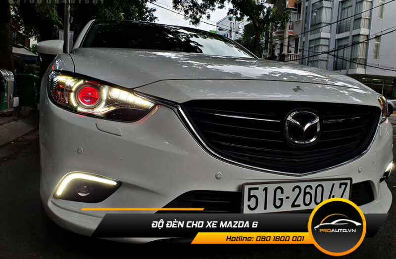 Độ đèn xe Mazda 6 - Tăng tính thẩm mỹ cho xe