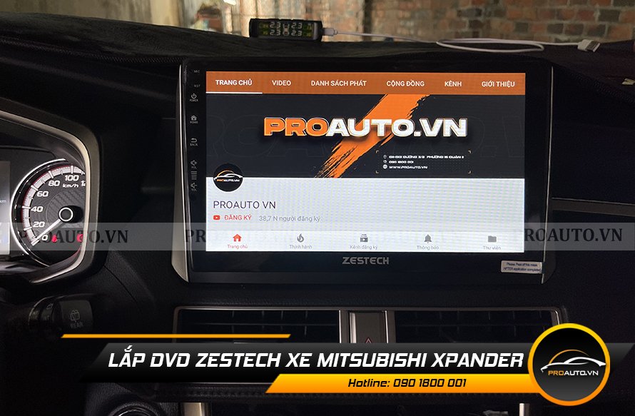 Lắp màn hình android cho Mitsubishi Xpander