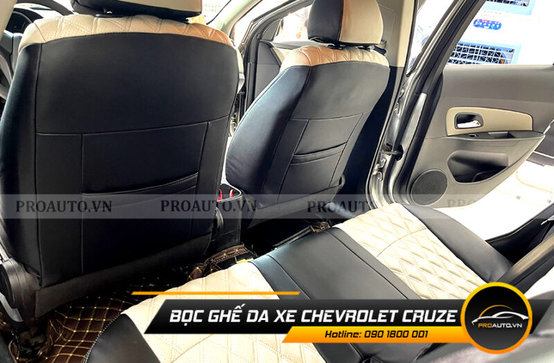 Kinh nghiệm bọc ghế da ô tô Chevrolet Cruze