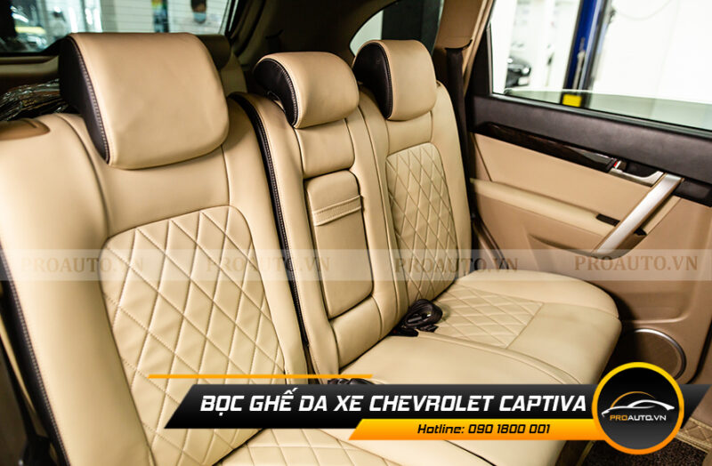 Các loại da bọc ghế ô tô Chevrolet Captiva