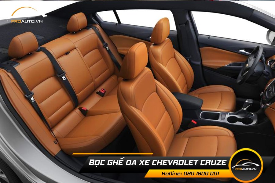Bảng giá bọc ghế da ô tô Chevrolet Cruze 2021