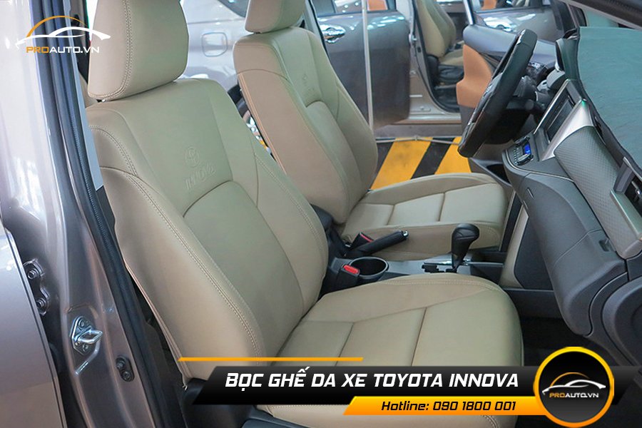 Kinh nghiệm bọc ghế da ô tô Toyota Innova