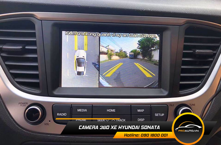 Camera 360 xe Hyundai Sonata