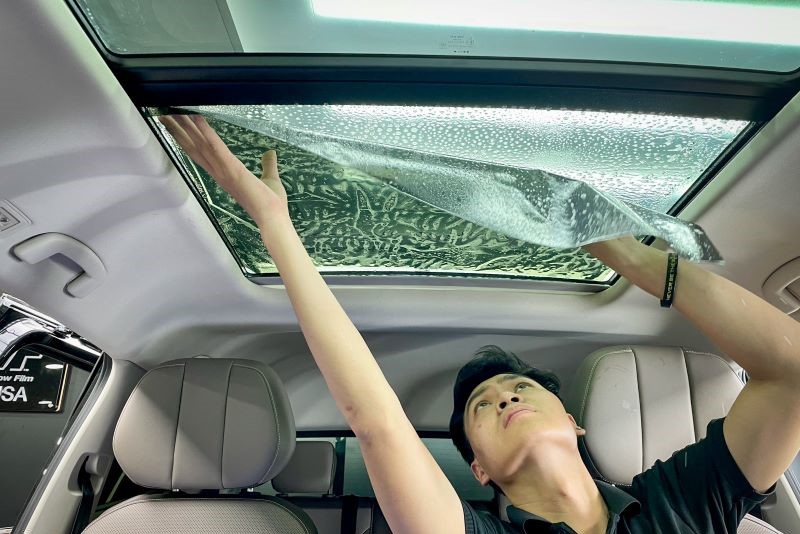 Tiêu chí chọn phim dán cách nhiệt phù hợp với từng vị trí kính xe Honda CRV