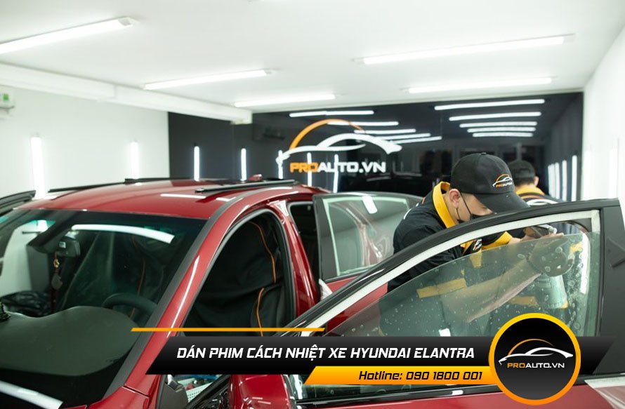 Dán phim cách nhiệt xe Hyundai Elantra