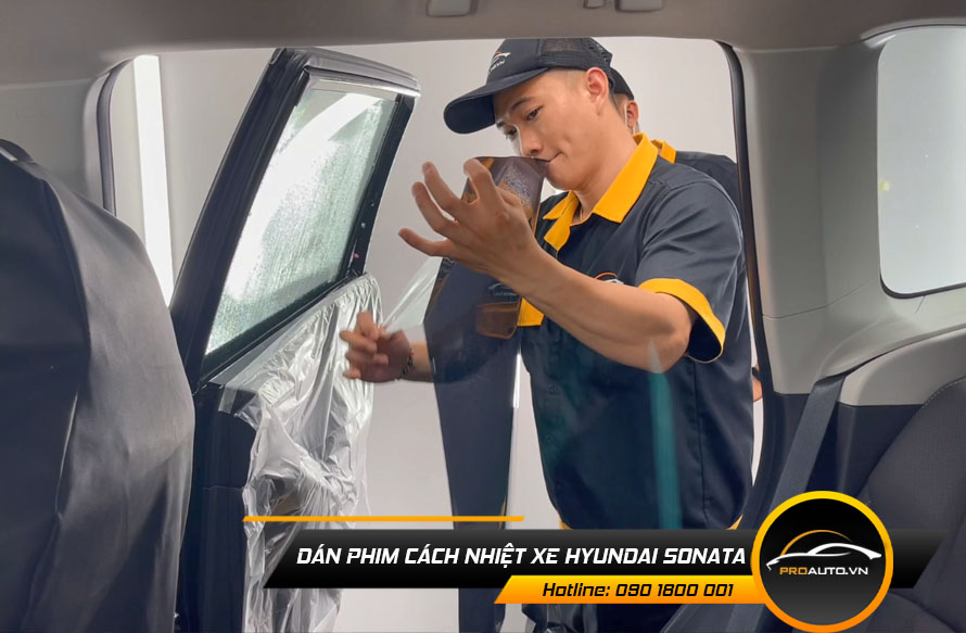Dán phim cách nhiệt xe Hyundai Sonata