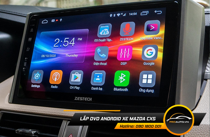 Lắp màn hình android cho Mazda Cx5