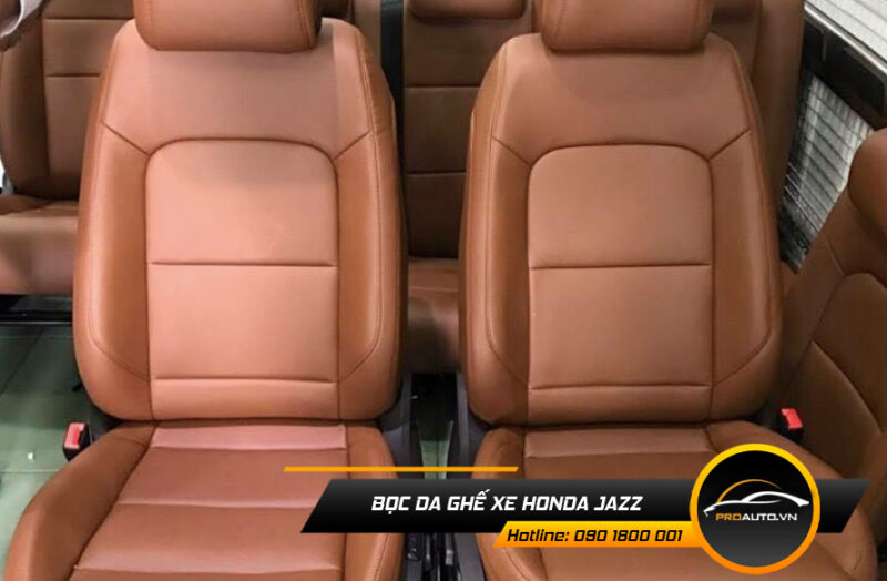 Kinh nghiệm bọc ghế da ô tô Honda Jazz