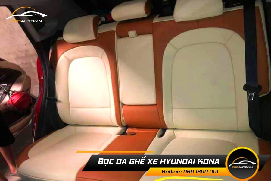 Chọn màu sắc bọc ghế da xe hơi Hyundai Kona
