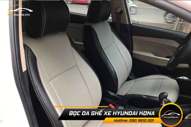 Kinh nghiệm bọc ghế da ô tô Hyundai Kona