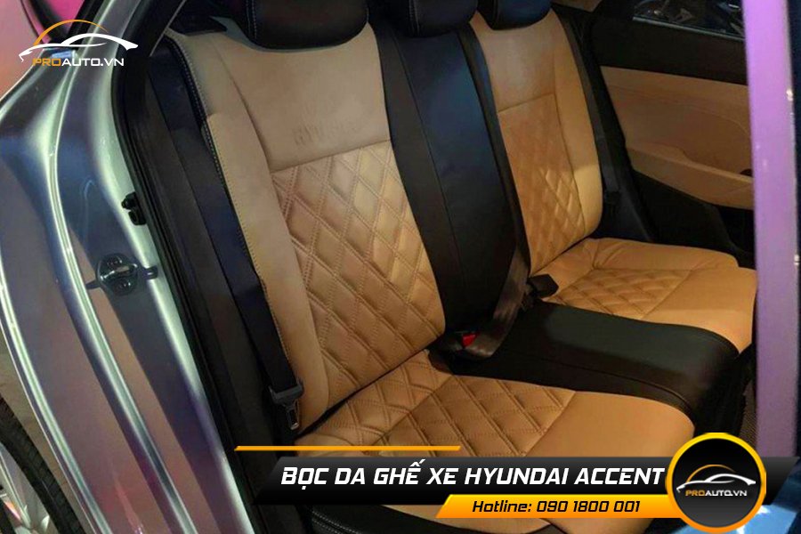 Chọn màu sắc bọc ghế da xe hơi Hyundai Accent