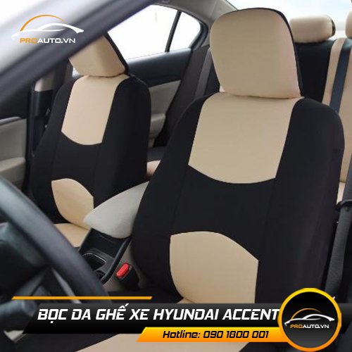Các loại da bọc ghế ô tô Hyundai Accent