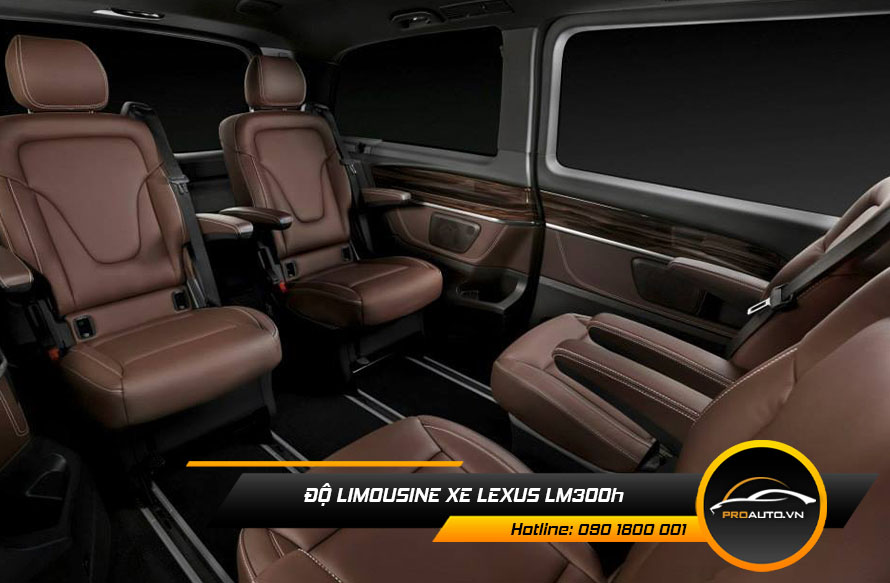 Độ ghế Limousine Lexus LM300h