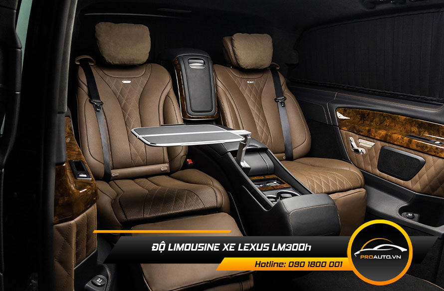 Độ ghế Limousine Lexus LM300h