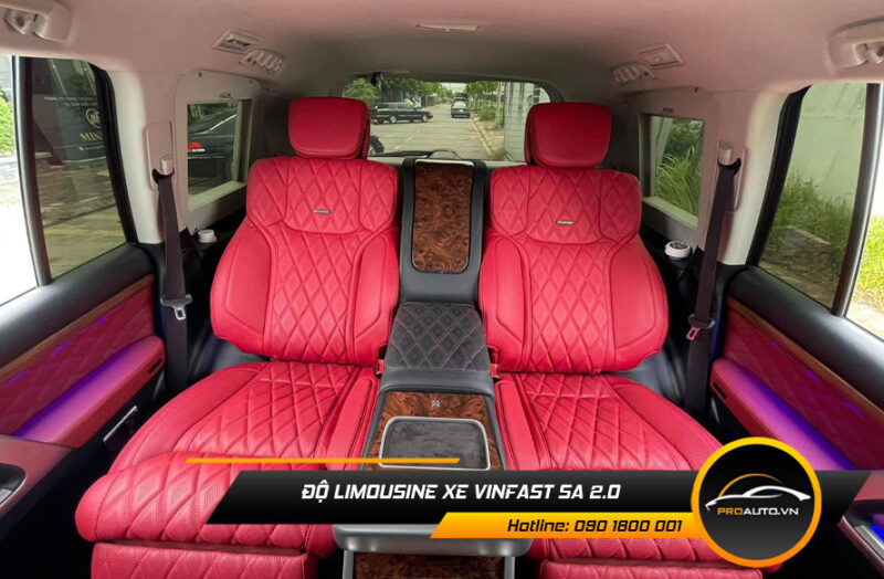 Độ ghế Limousine VinFast Lux A2.0