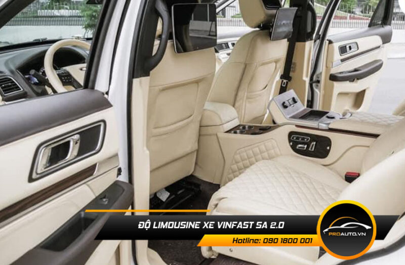 Độ ghế Limousine VinFast Lux A2.0
