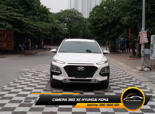 Nâng cấp và lắp camera 360 độ xe Hyundai Kona