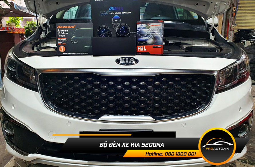 Độ đèn xe Kia Sedona - Tăng tính thẩm mỹ cho xe