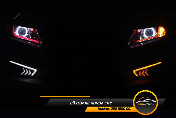 Độ đèn xe Honda City - Tăng tính thẩm mỹ cho xe
