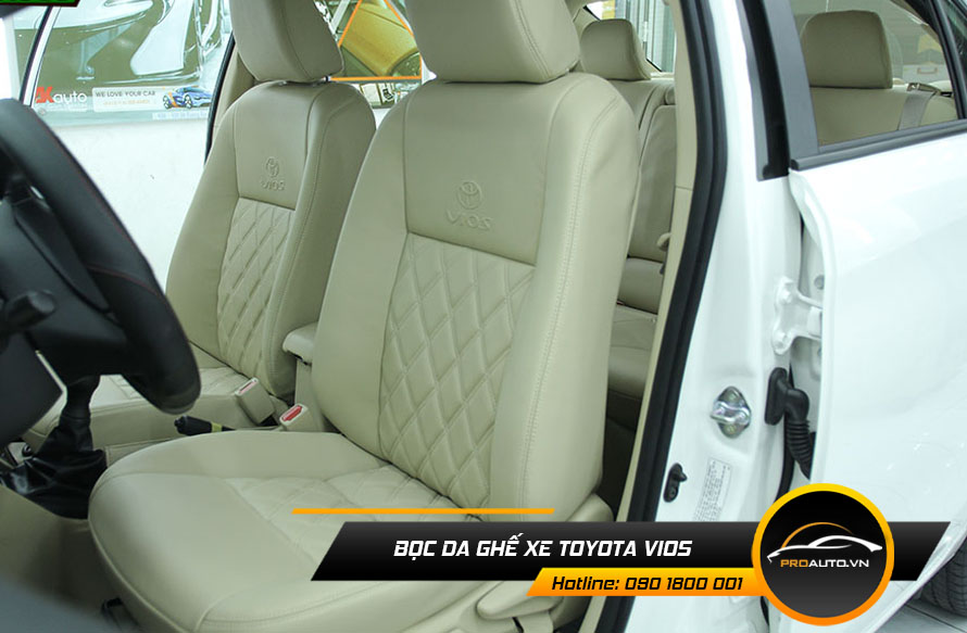 Cách bảo dưỡng ghế da xe hơi Toyota Vios