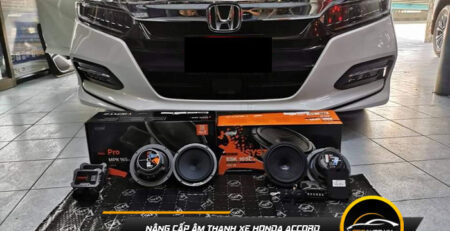 Nâng cấp âm thanh xe Honda Accord