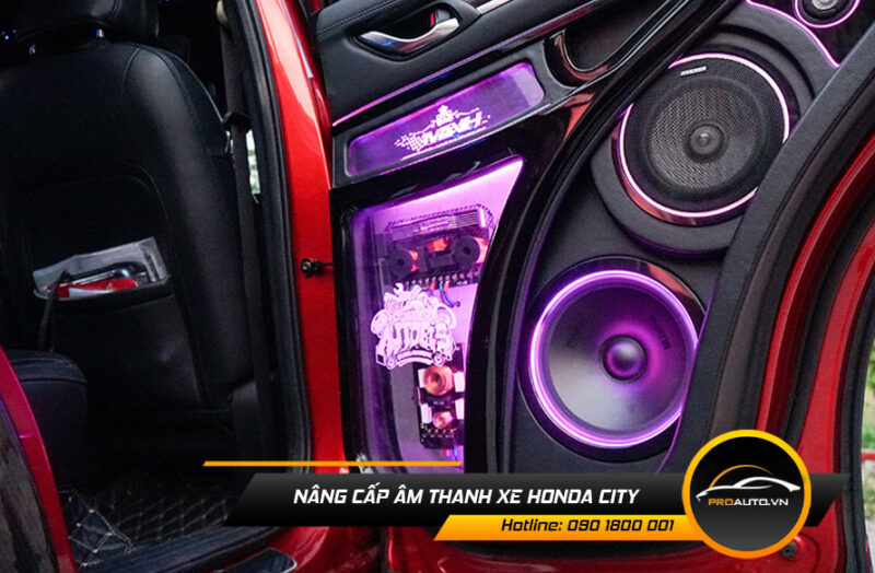Nâng cấp âm thanh xe Honda City