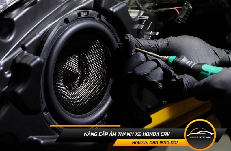 Kinh nghiệm nâng cấp âm thanh xe Honda CRV