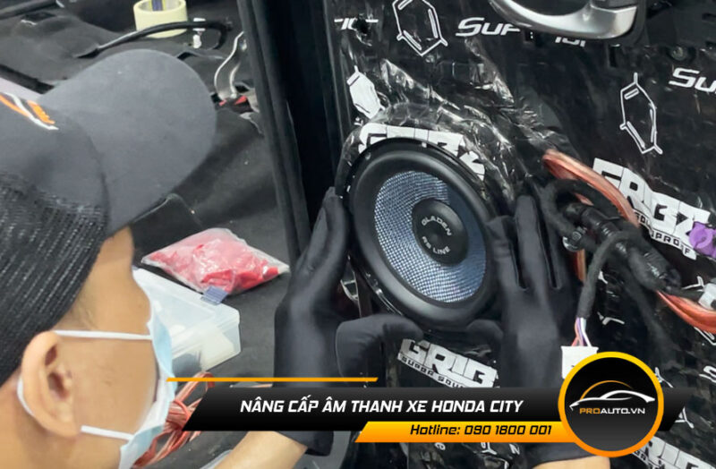Bảng giá nâng cấp âm thanh xe Honda City