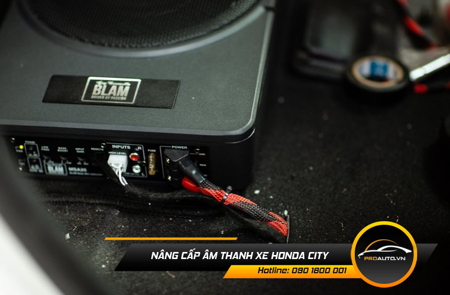 Nâng cấp âm thanh xe Honda City