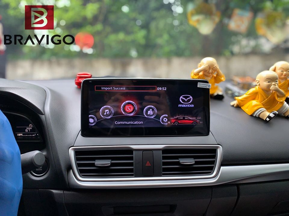 Nâng cấp màn hình DVD Android Bravigo Mazda 3