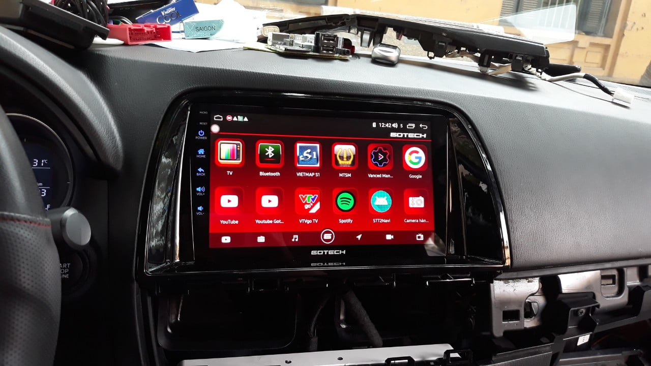 Nâng cấp màn hình DVD Android Gotech GT Mazda 360 Pro
