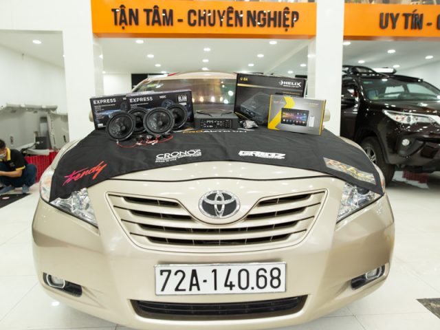Nâng cấp âm thanh xe Toyota Camry